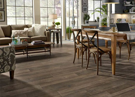 Laminate is low-maintenance flooring that works on any budget