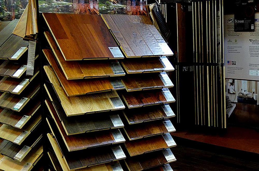 We have hundreds of flooring samples in our store